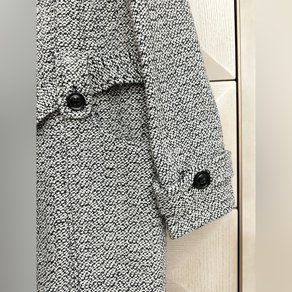 Gallery New York Belted Tweed Coat with Hood - Size L - Picture 4 of 10